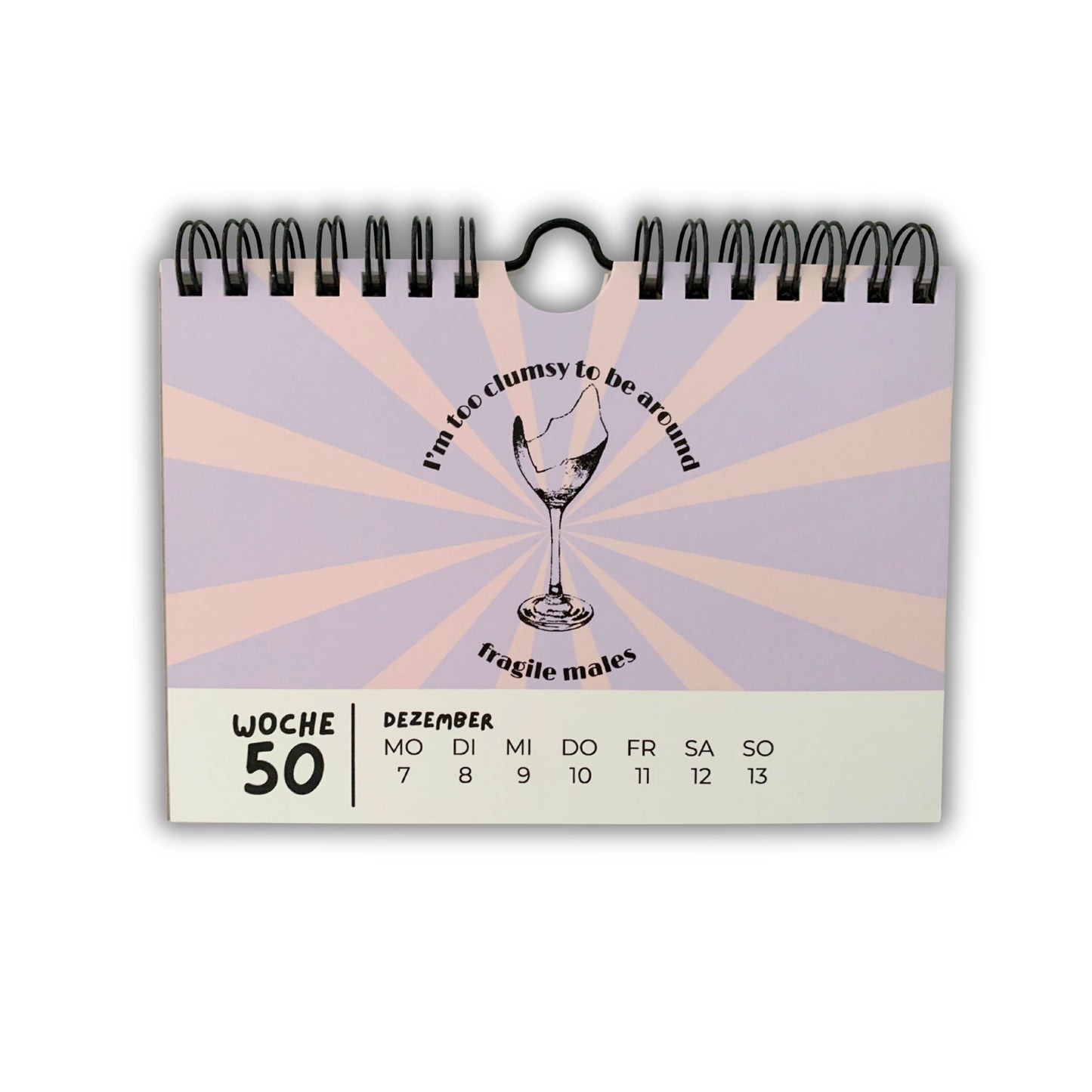 Mini-Wochenkalender für die Wand