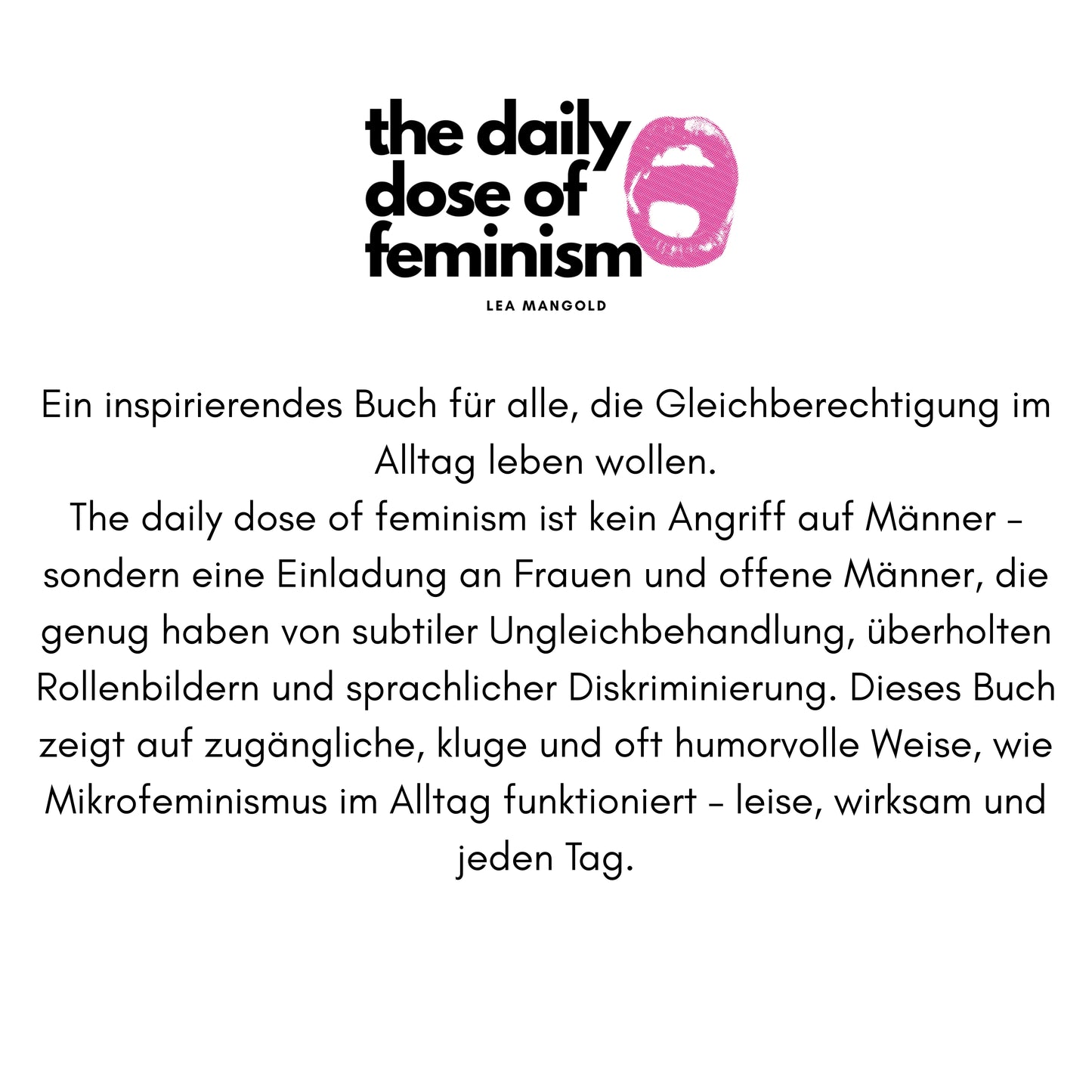 The daily dose of feminism