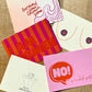 Postkarte NO IS A WHOLE SENTENCE