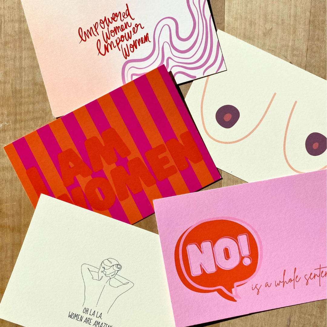 Postkarte NO IS A WHOLE SENTENCE