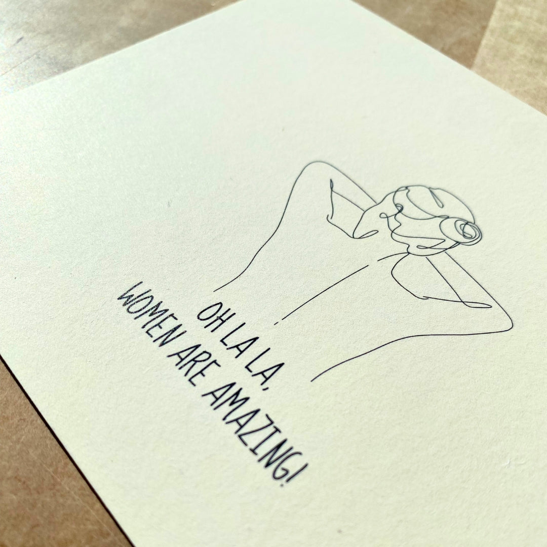 Postkarte OH LALA
