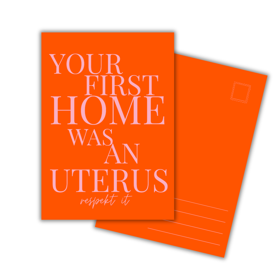 Postkarte YOUR FIRST HOME