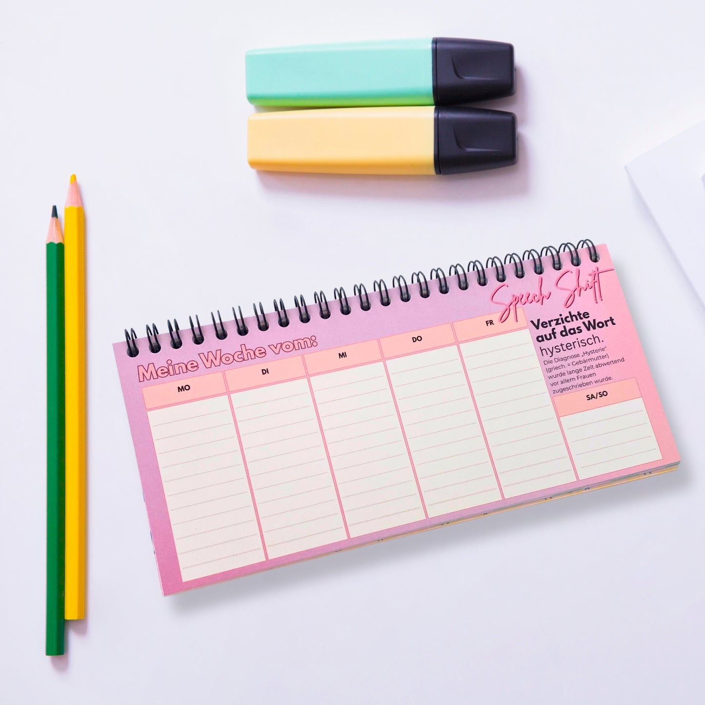 Wochen-Organizer (undatiert)