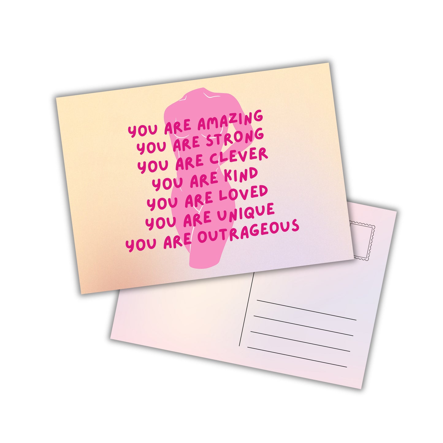 Postkarte YOU ARE AMAZING