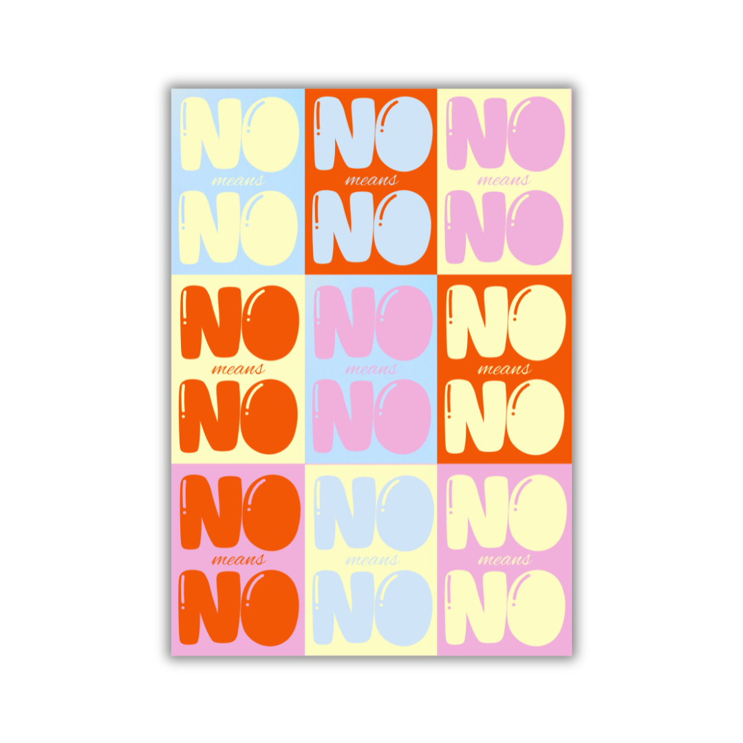 POSTER NO means NO