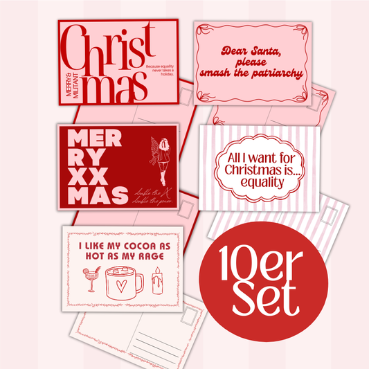 Weihnachtskarten Set (10er Pack)