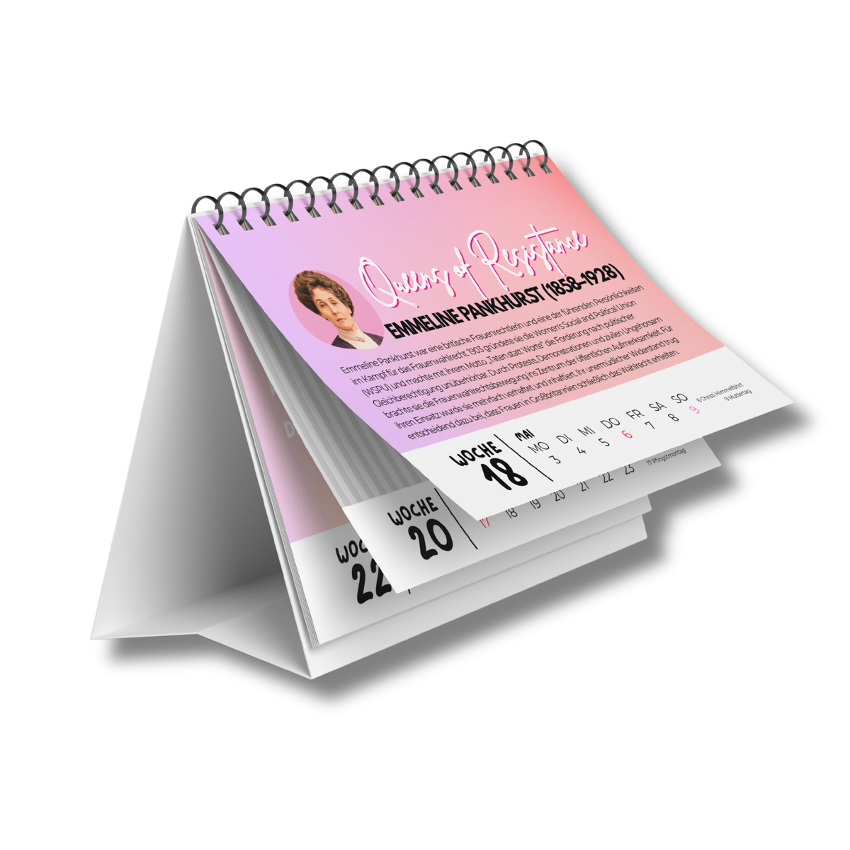 Wochen-Tischkalender 2027
