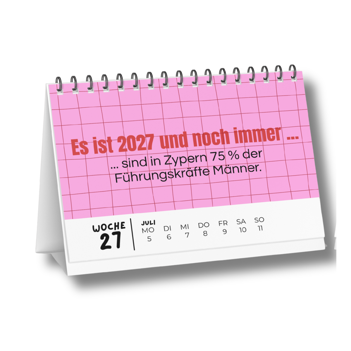 Wochen-Tischkalender 2027