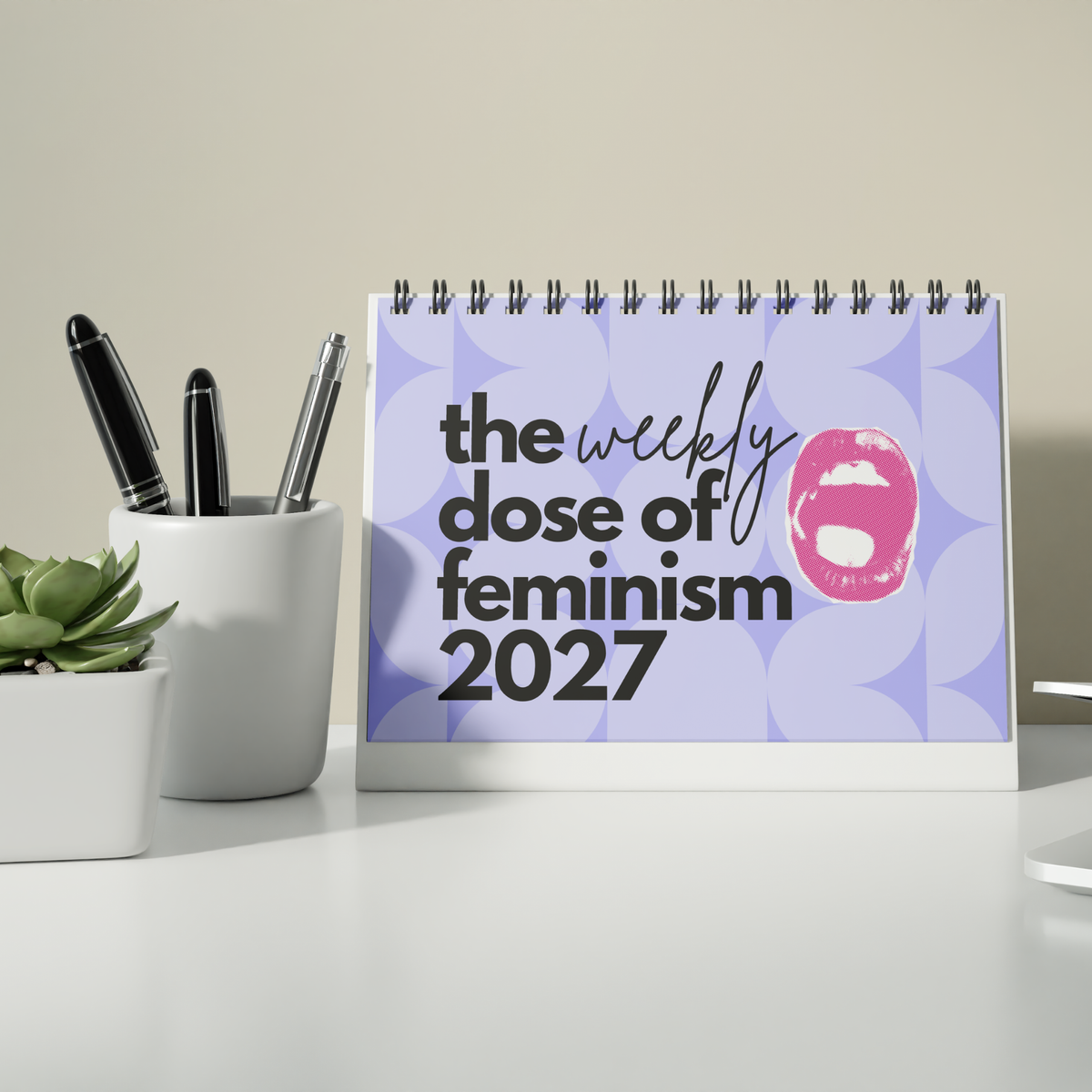Wochen-Tischkalender 2027