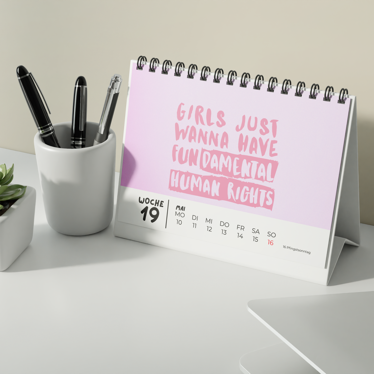 Wochen-Tischkalender 2027