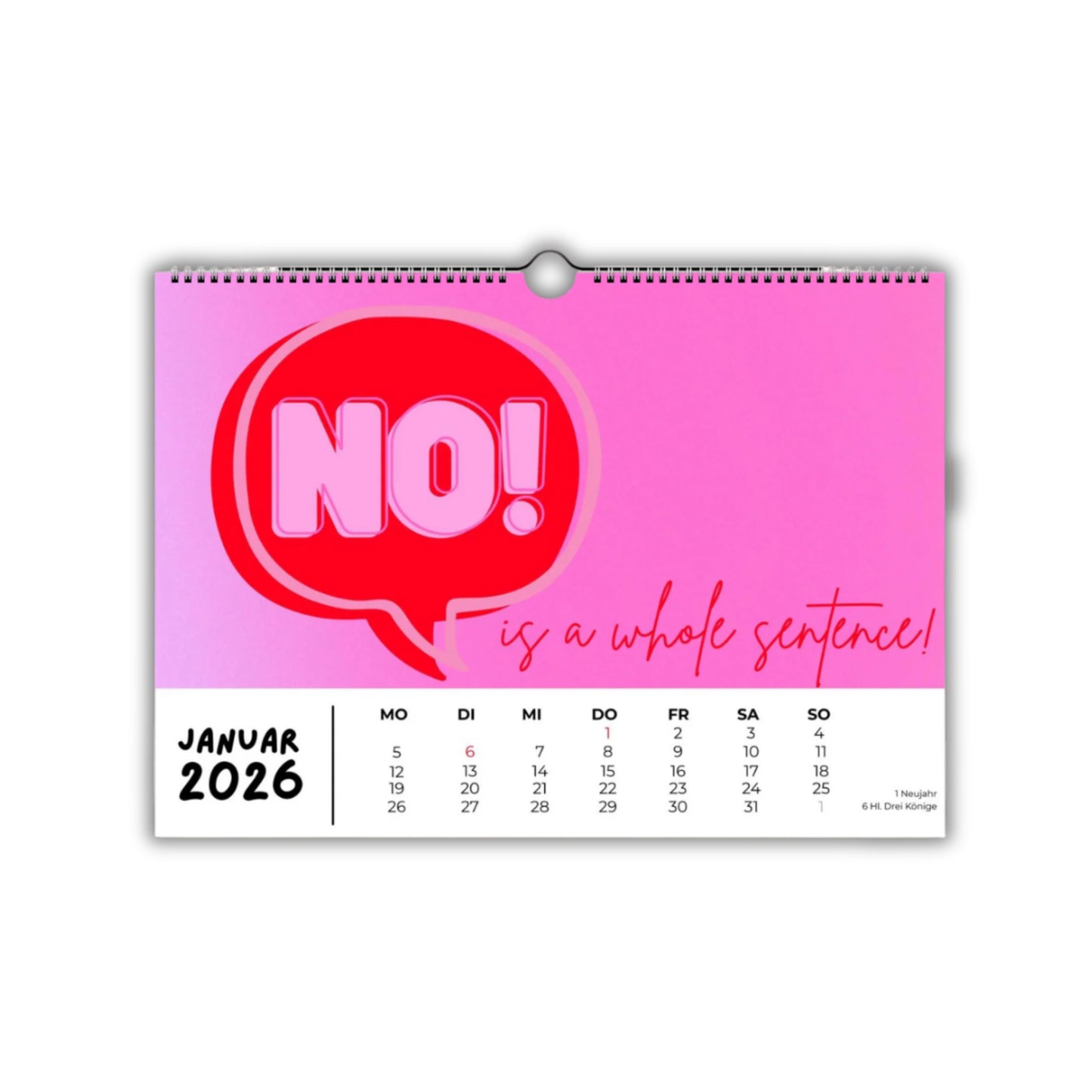 Feministischer Wandkalender - A4