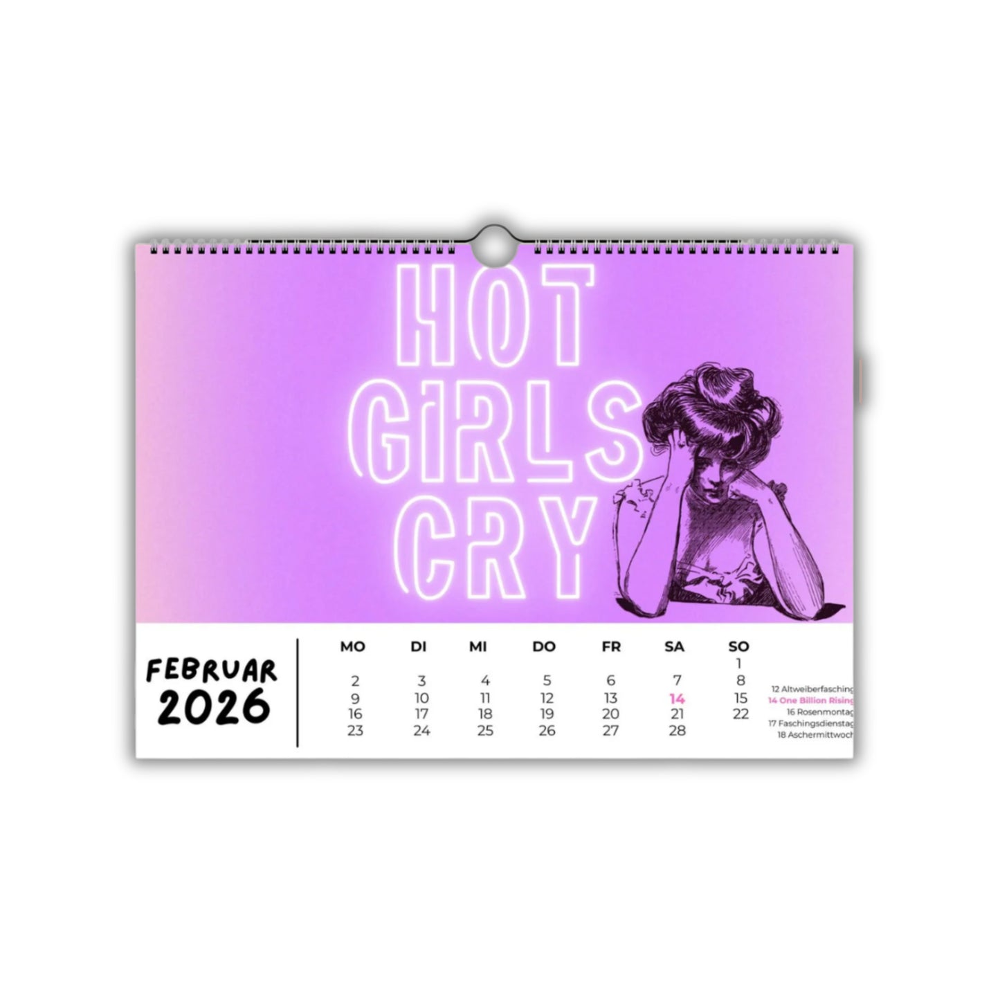 Feministischer Wandkalender - A4