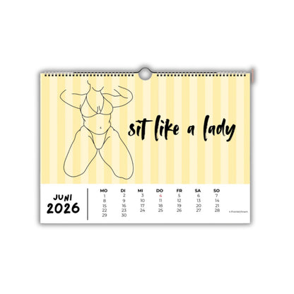 Feministischer Wandkalender - A4