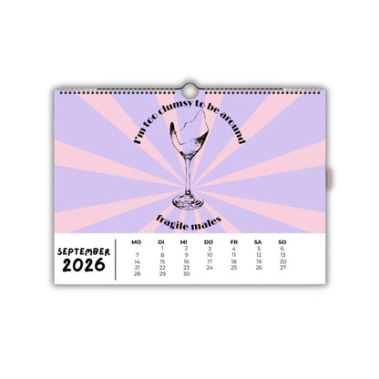 Feministischer Wandkalender - A4