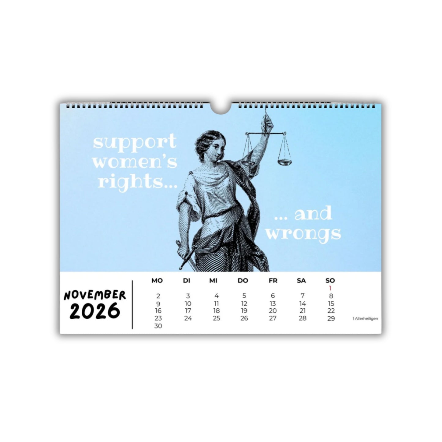 Feministischer Wandkalender - A4