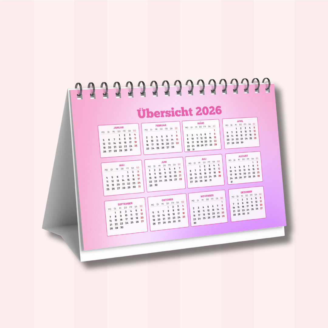 7+3 Wochentischkalender 2026