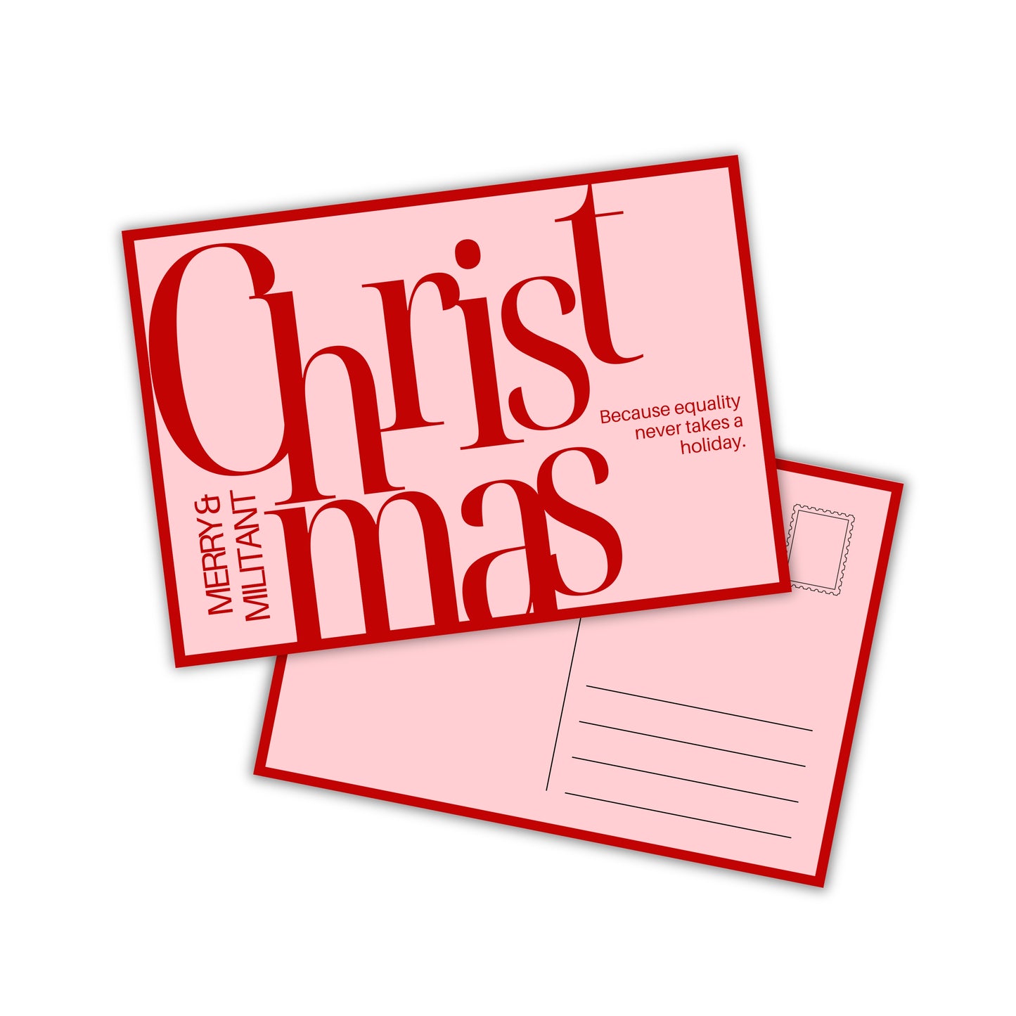 Karte "Merry and Militant"