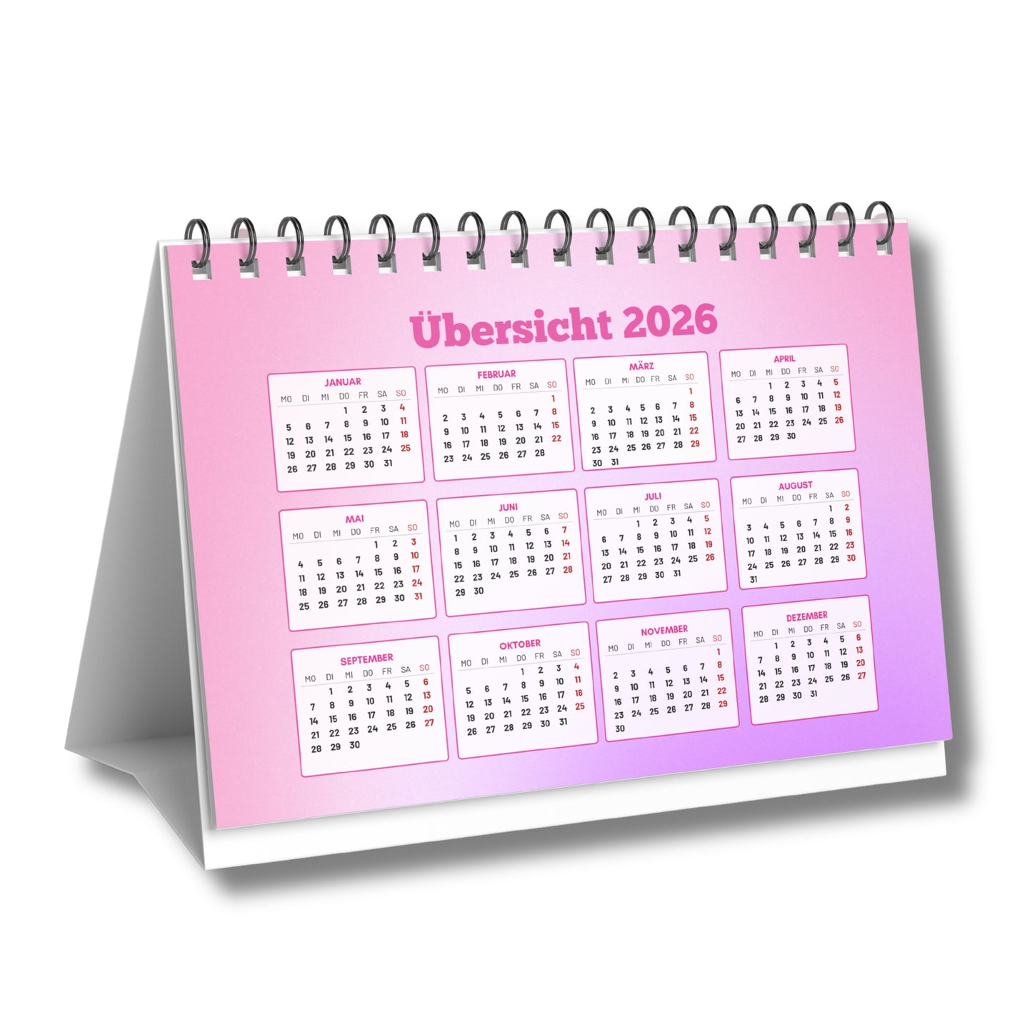 Wochen-Tischkalender