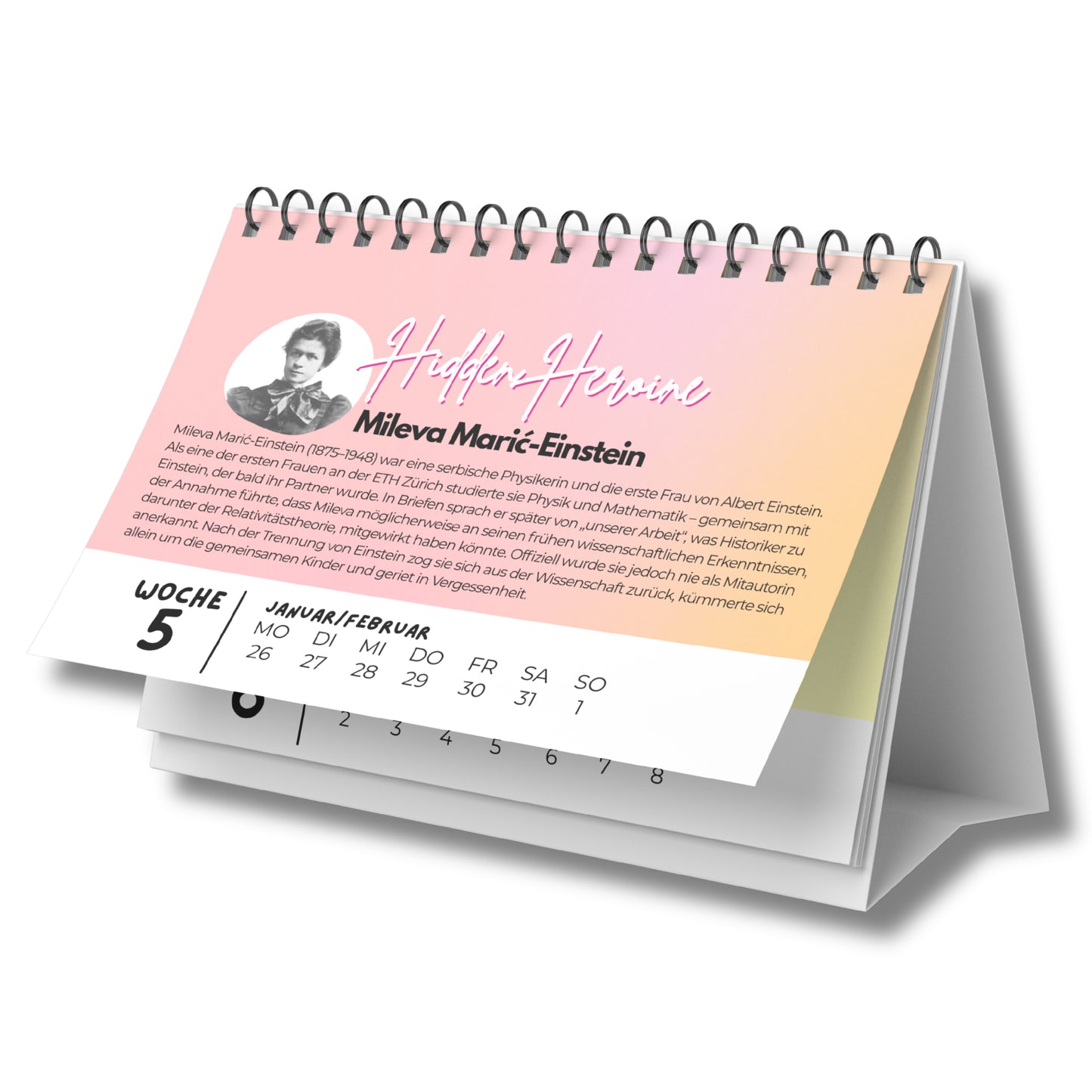 Wochen-Tischkalender