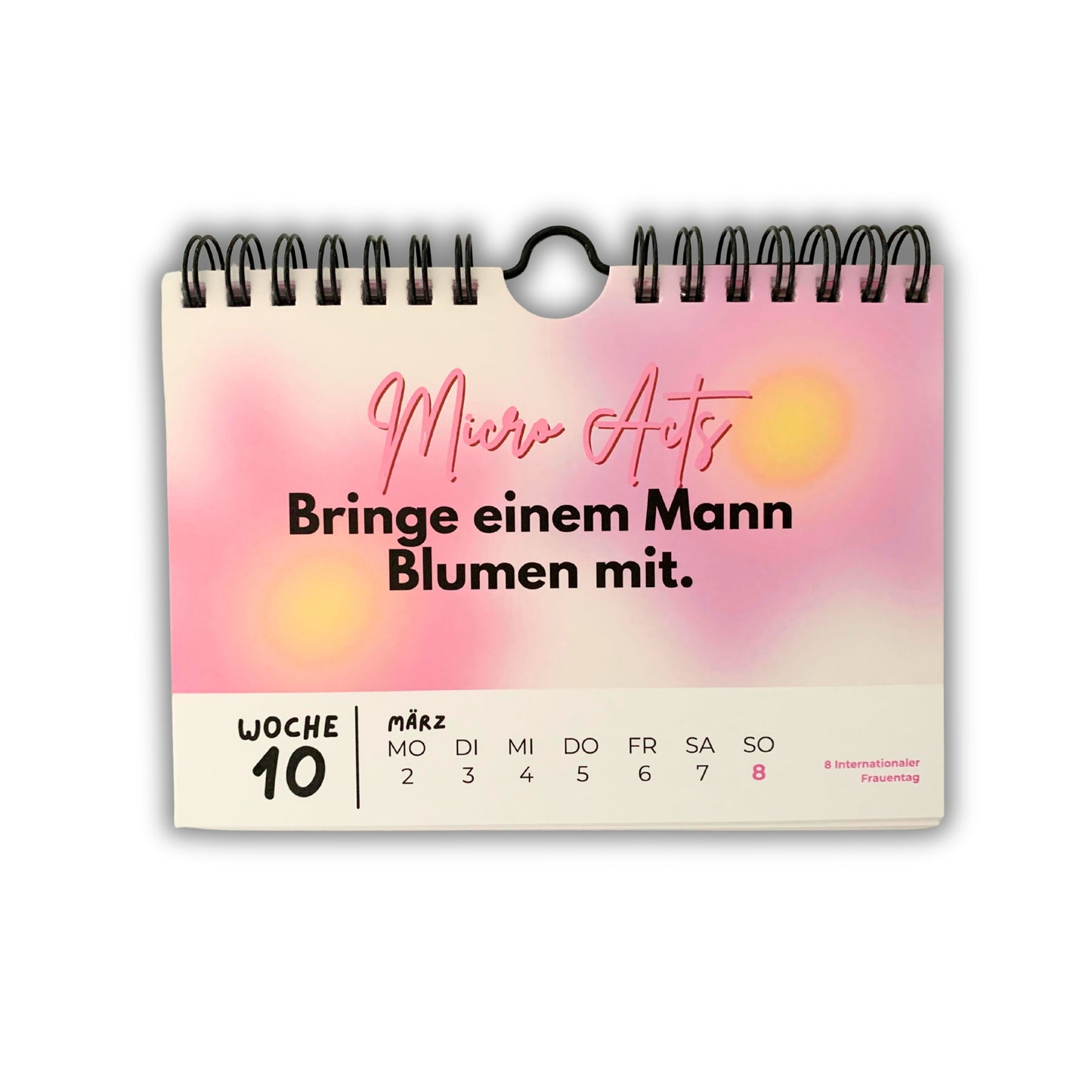 Mini-Wochenkalender für die Wand