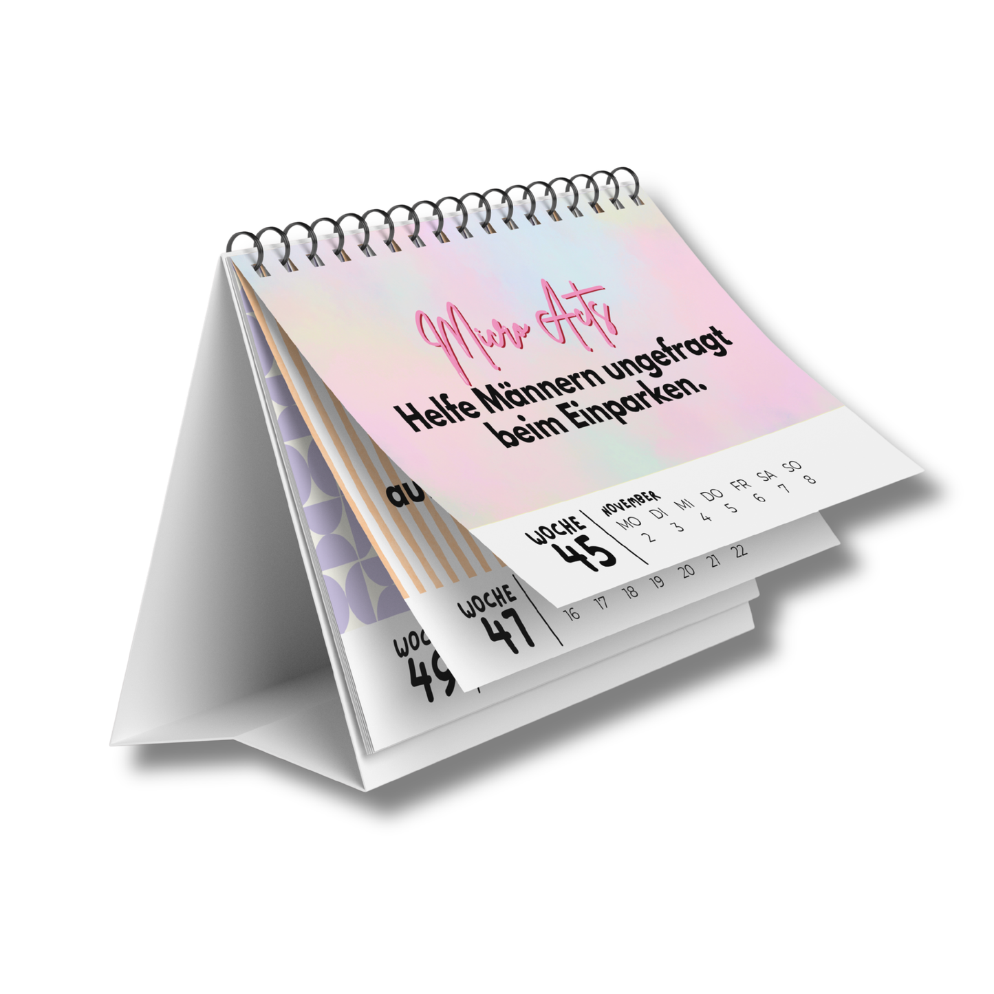 Wochen-Tischkalender 2026/27