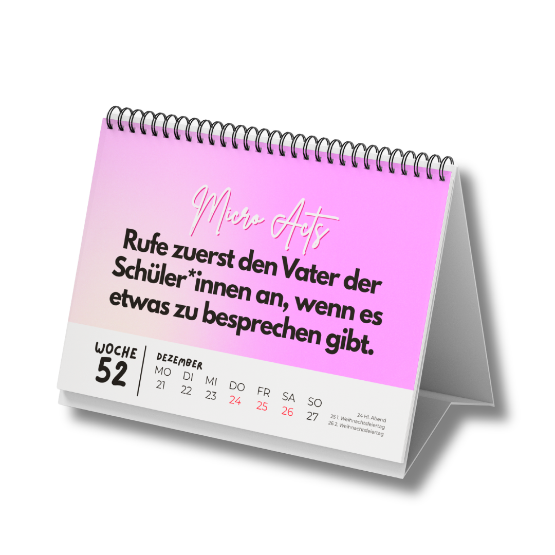 LEHRER*INNEN-Wochenkalender SJ 26/27